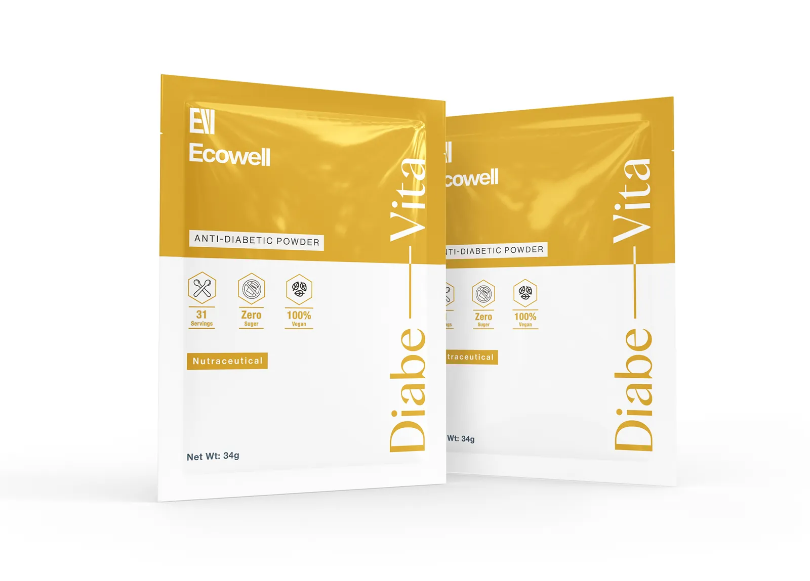 DiabeVita Yellow Standup Pouches